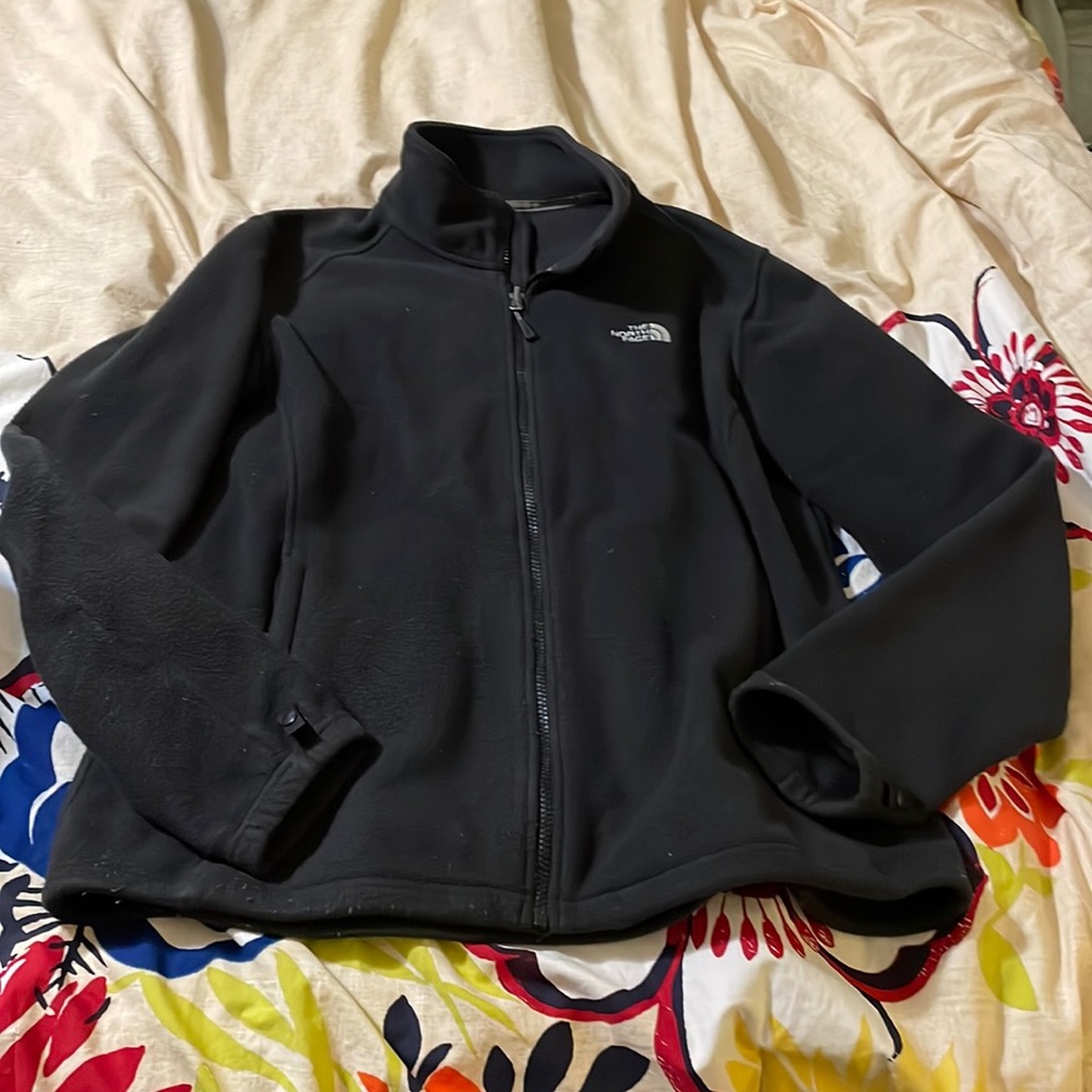 Women’s Black North Face Fleece Jacket